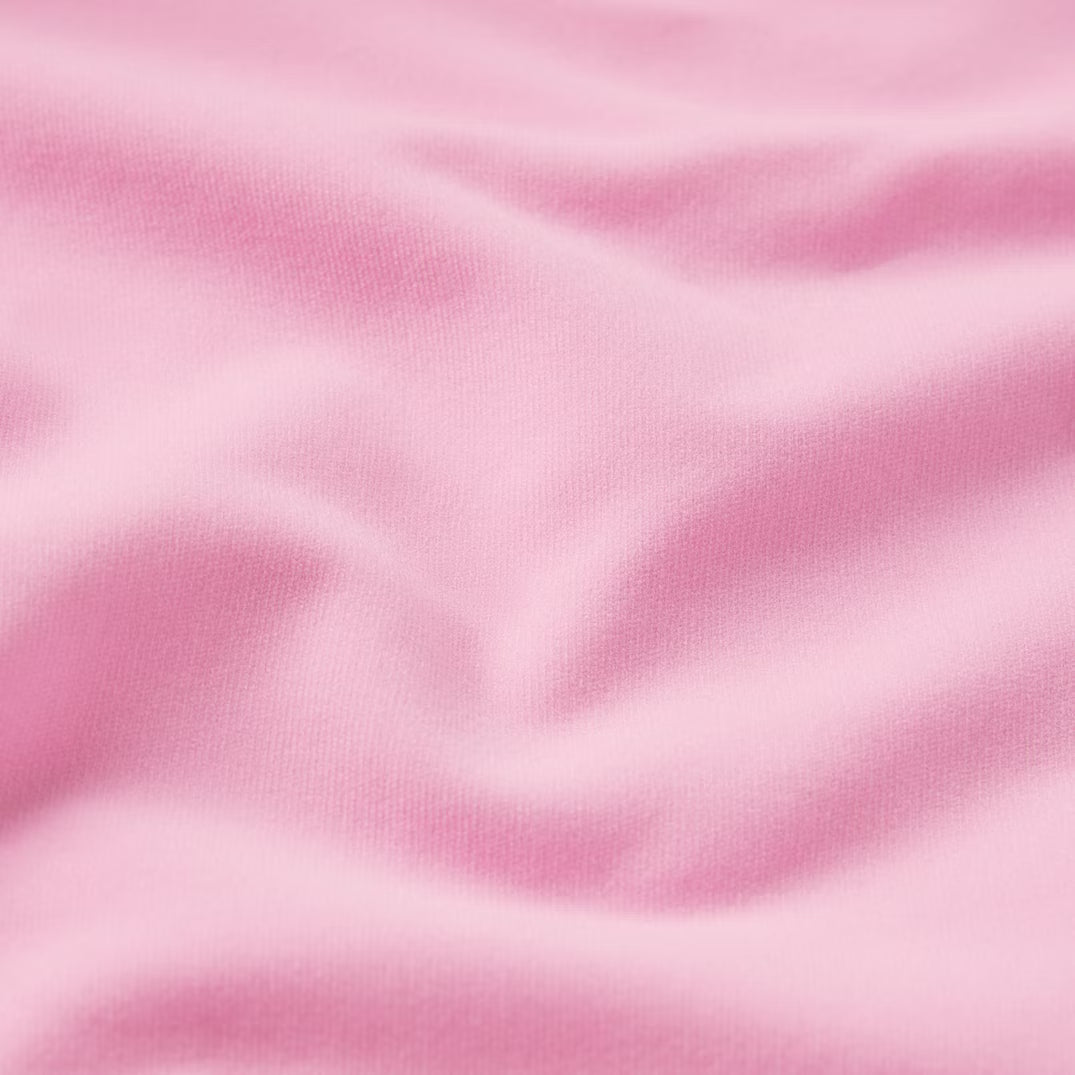 Close-up of pink fabric texture